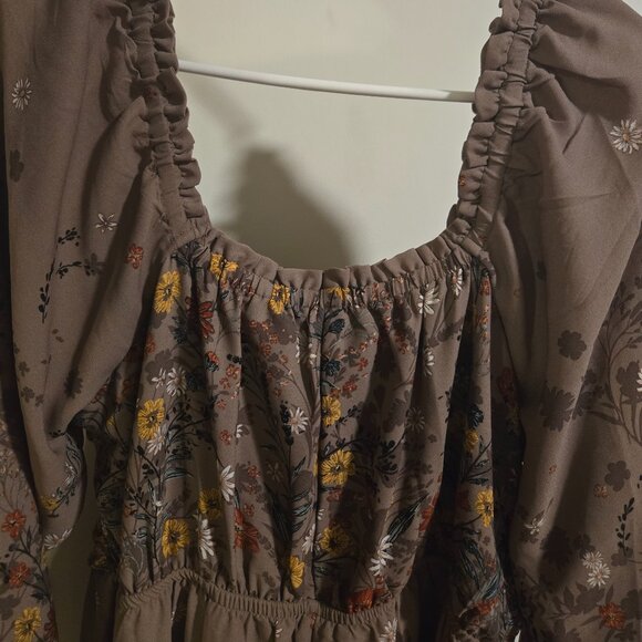 Maurices long sleeve floral dress, size XL - Picture 5 of 5